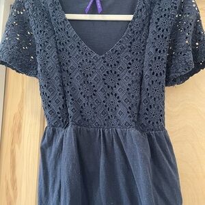 Seraphine Maternity and Nursing Lace Short Sleeve Dress